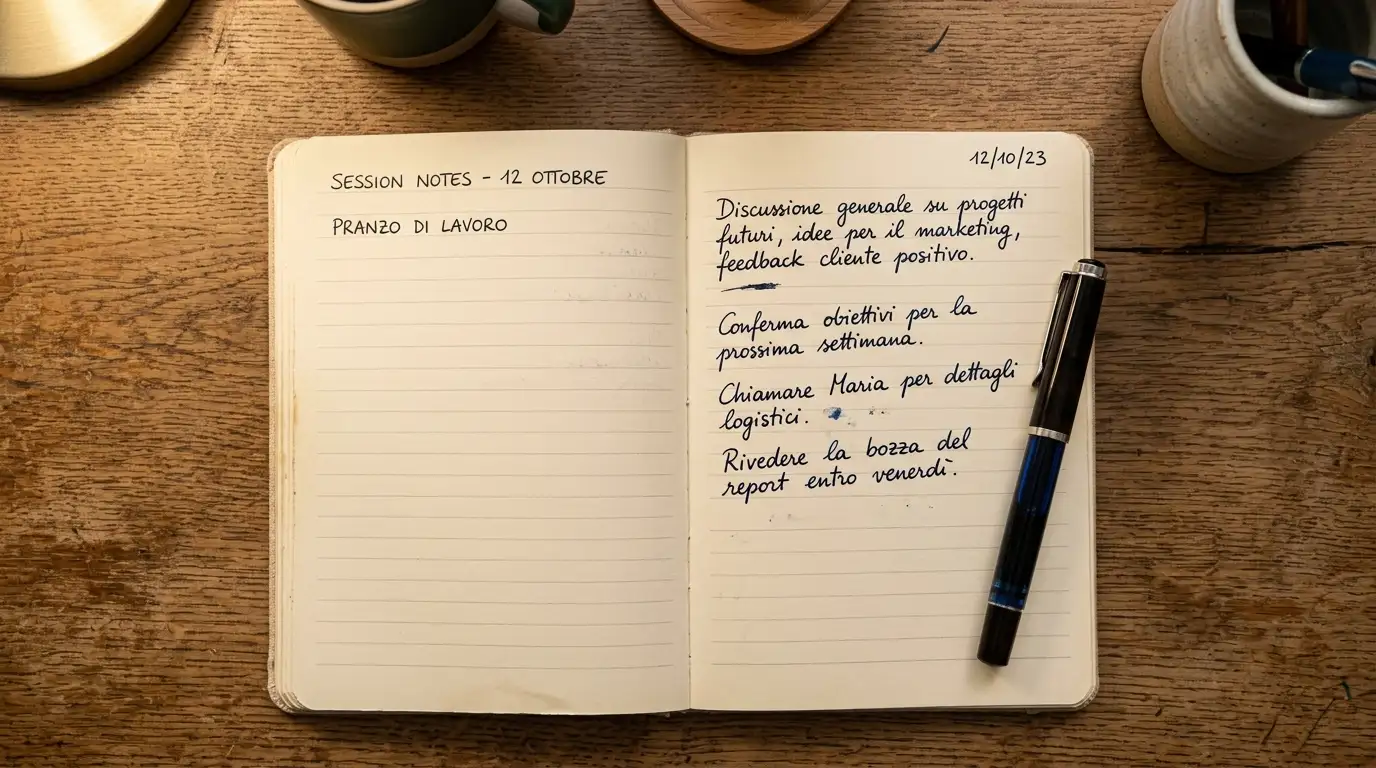 Quaderno con piccole annotazioni a penna di sessioni di gioco a bassa puntata su slot online